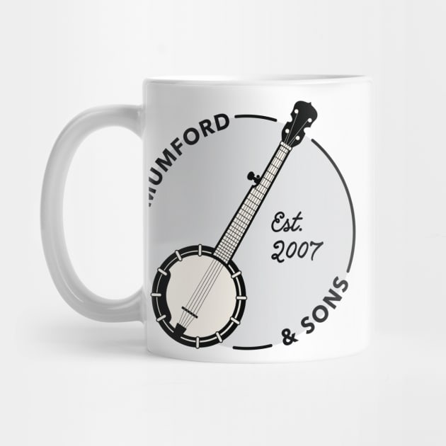 Mumford and Sons Banjo (Black) by NoahStDesigns